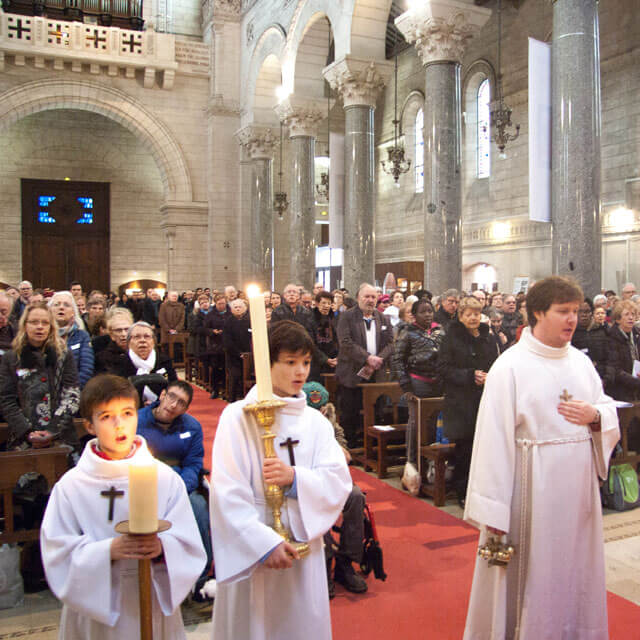 Célébration dans la Basilique Saint-Martin de Tours